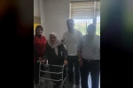 100 yaşındaki hasta kalça kırığı ameliyatının ardından yeniden yürüdü