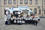 112’den minik Yağmur ve arkadaşlarına karne hediyesi