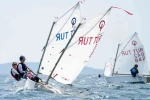 14. Tayk-Eker Olympos Regatta’da genç yelkenciler rüzgarla mücadele ediyor