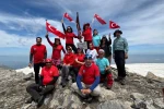 19 Mayıs coşkusu Babadağ’ın zirvesinde kutlandı