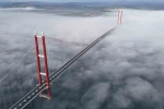 1915 Çanakkale Köprüsü sisler içinde mest etti 