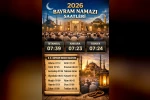 2026 yılında bayram namazı saatleri belli oldu