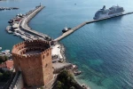 445 yolcu 362 mürettebatlı kruvaziyer Alanya iskelesine ulaştı