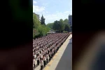 537 öğrenciden dev kaşık oyunu koreografisi