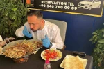 63 kilogram olarak başladığı ve 80 dakika süren yarışma sonunda 70 kilograma çıktı