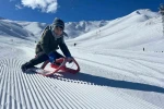 Abalı Kayak Merkezi yarıyıl tatilinde çocuklarla şenlendi