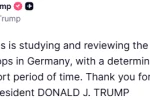 ABD Başkanı Trump: "Almanya’daki askerlerimizin sayısını azaltmayı düşünüyoruz"