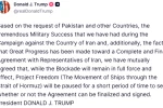 ABD Başkanı Trump: "Özgürlük Projesi kısa bir süreliğine durdurulacak"