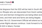 ABD Başkanı Trump’tan G20 Zirvesi tepkisi: "Güney Afrika’da yapılacak olması tam bir rezalet"