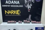 Adana’da narkotik operasyonu: Esrar, sentetik hap ve silah ele geçirildi
