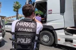 Adana’da tırda 1 milyon 800 bin uyuşturucu hap ele geçirildi