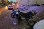 Adıyaman’da devrilen ATV’nin sürücüsü yaralandı 