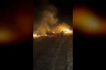 Adıyaman’da korkutan anız yangını