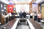 AFAD gönüllüsü öğrenciler ilk yardım belgelerini aldı
