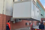 AFAD, Şırnak Devlet Hastanesine 10 yaşam konteyneri desteğinde bulundu