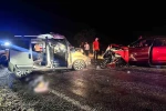 Afyonkarahisar’da araçlar kafa kafaya çarpıştı: 2 ölü, 4 yaralı