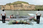 Ağ ile avlanma yasağına uymayan 3 şahsı jandarma yakaladı