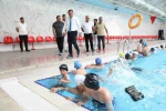 Ağrı’da çocuklar "Yüzme Bilmeyen Kalmasın" projesiyle havuzla buluşuyor