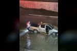 Ağrı’da Murat Nehri’ne uçan pikaptaki 5 kişi yaralı kurtarıldı