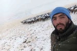 Ağrı’da yüksek kesimlere mevsimin ilk karı düştü
