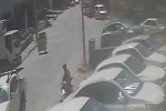 Ahlat’ta çöp konteyneri caddeyi birbirine kattı