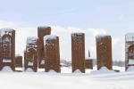 Ahlat’ta masalsı kış manzaraları
