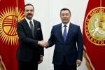 AK Parti Genel Başkan Yardımcısı Zorlu, Kırgızistan Cumhurbaşkanı Caparov ile bir araya geldi