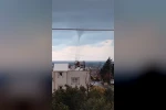 Akdeniz’de oluşan hortum kamerada