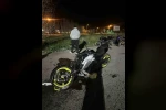 Akrobatik hareketler yapan iki motosiklet çarpıştı: 2 yaralı