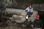 Aksaray’da sulama kanalına düşen araç ekipleri alarma geçirdi
