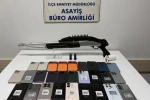 Akşehir’de kaçak cep telefonu operasyonu