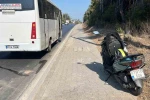 Alanya’da midibüsle çarpışan motosikletli yaralandı
