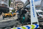 Alanya’da motosiklet ile otomobil çarpıştı: 1 yaralı 