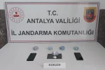 Alanya’da yarım kilo kokain ele geçirildi