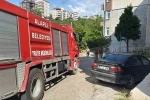 Alaplı’da alev topuna dönen piknik tüpü korkuttu