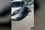 Alaplı’da zincirleme kaza; Motosikletteki 2 kişi yaralandı