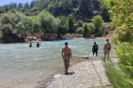 Alara Çayı’nda kaybolan genci arama çalışmaları 17’nci gününde sürüyor