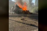 Alev alev yanan tırın sürücüsünü vatandaşlar böyle kurtardı