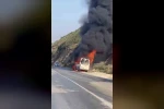 Alevlere teslim olan minibüs kullanılmaz hale geldi