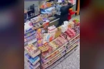 Alkollü müşteri, akaryakıt istasyonu çalışanını böyle darbetti