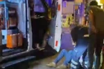 Alkollü şahıs caddeyi karıştırdı