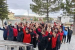Altıntaş Mustafa Kemal Ortaokulu öğrencilerinden Filistin’e destek 
