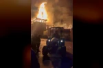 Amasra’da bir evde çıkan yangın köy konağına ve camiye sıçradı