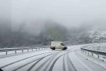 Amasra’da kar yağışı sürücülere zor anlar yaşattı