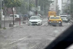 Amasra’da sağanak alarmı: Cadde ve sokaklar göle döndü