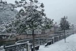 Amasya yeni yıla karla girdi, şehir beyaza büründü
