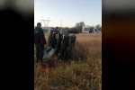 Amasya’da hafif ticari araç kazada savruldu: 4 yaralı