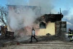 Amasya’da iki katlı ev çıkan yangında kullanılamaz hale geldi
