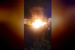 Amasya’da tek katlı evde çıkan yangında alevler geceyi aydınlattı