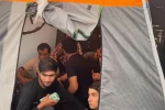 Amasya’da tırdaki kamp çadırlarında 17 kaçak göçmen yakalandı